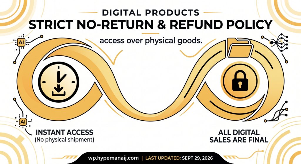 No Return Policy – Hypeman AIJ Official Terms